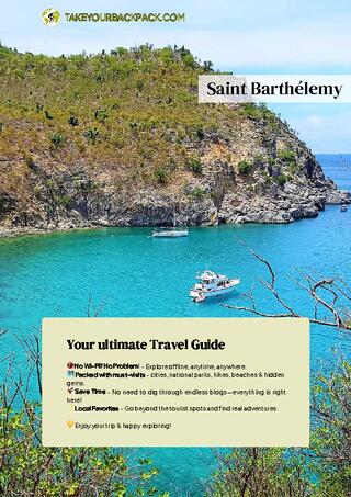 example page 0 from our offline Travel Guide for Saint Barthélemy